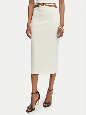 Guess Guess Спідниця-олівець E6GD04 KG322 Кремовий Slim Fit
