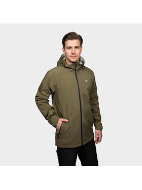 Alpinus Alpinus Kurtka przeciwdeszczowa Girdiman Khaki Regular Fit