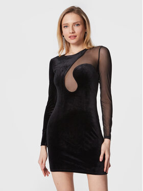Gina Tricot Gina Tricot Коктейльна сукня Rebecka 18574 Чорний Slim Fit