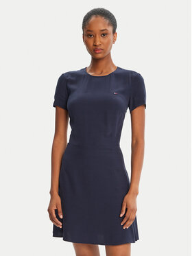Tommy Jeans Tommy Jeans Rochie de zi DW0DW21120 Bleumarin Regular Fit