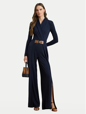 LAUREN RALPH LAUREN LAUREN RALPH LAUREN Salopetă 200980218001 Bleumarin Wide Leg