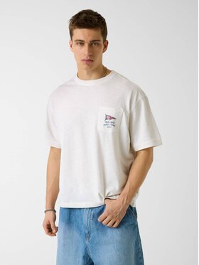 Guess Jeans Guess Jeans T-Shirt 181945 Biały Classic Fit