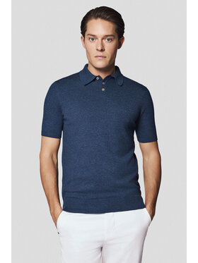 Lancerto Lancerto Polo Nils PO073125000053 Granatowy Regular Fit