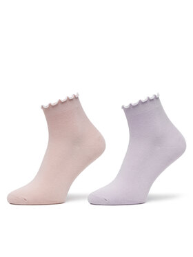 Aldo Aldo 2er-Set hohe Damensocken Frilluxe 13939707 Rosa
