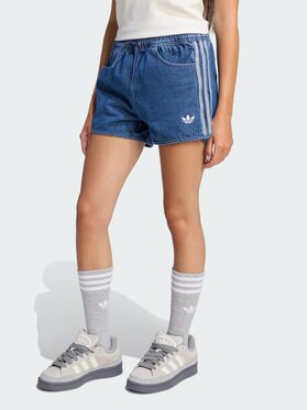 adidas adidas Szorty jeansowe 159752 Niebieski Loose Fit