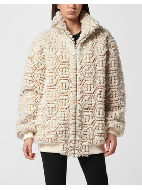PHILIPP PLEIN PHILIPP PLEIN Vatovaná bunda 27303 Béžová Regular Fit
