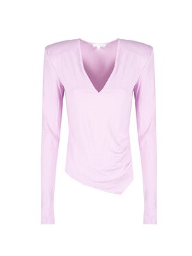 Patrizia Pepe Patrizia Pepe Bluzka 8M1492/J013 Fioletowy Regular Fit