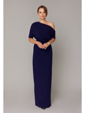 Kasia Zapała Kasia Zapała Sukienka wieczorowa Suknia Violette Granatowy Regular Fit