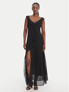 Eleh Eleh Sommerkleid SS260337 Schwarz Regular Fit