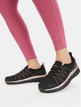 Skechers Skechers Αθλητικά Graceful 100888/BKRG Μαύρο