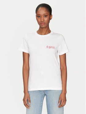 Marella Marella T-shirt Caucaso 2513971054 Bianco Regular Fit