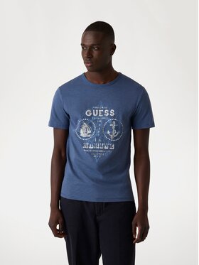 Guess Guess T-Shirt 171649 Niebieski Classic Fit