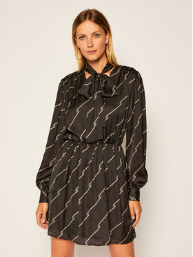 MSGM MSGM Igapäevane kleit 2941MDA39 207694 Must Regular Fit