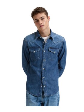 Lee Lee Koszula jeansowa 112376547 Niebieski Regular Fit
