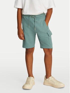 Calvin Klein Jeans Calvin Klein Jeans Sportovní kraťasy IB0IB02440 Zelená Relaxed Fit
