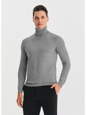 Pako Lorente Pako Lorente Sweter P25WN-2X-032 Szary Classic Fit