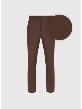 Pako Lorente Pako Lorente Spodnie garniturowe P25SF-6G-022 Brązowy Slim Fit
