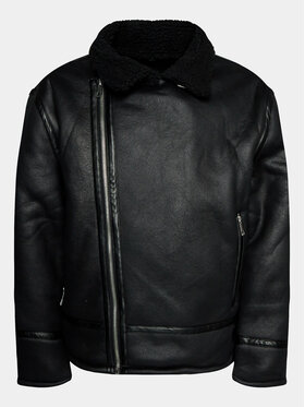 Redefined Rebel Redefined Rebel Bunda z imitácie kože 225095 Čierna Regular Fit