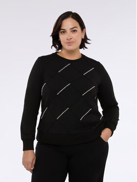 Fiorella Rubino Fiorella Rubino Bluza G811L209027N033 Czarny Regular Fit