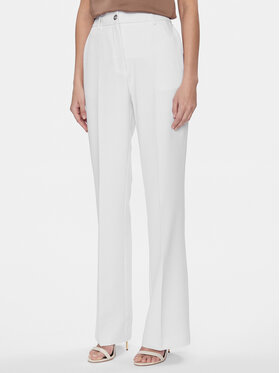 Guess Guess Pantaloni di tessuto W4RB30 WFWX2 Bianco Slim Fit