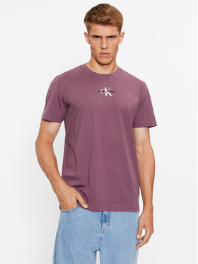Calvin Klein Jeans Calvin Klein Jeans Tričko J30J323483 Fialová Regular Fit