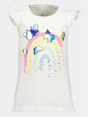 Blue Seven Blue Seven топ 702316 X Бял Regular Fit