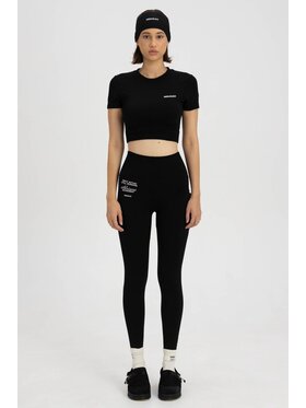 Misaga Misaga Legginsy Movement Leggings Czarny Slim Fit