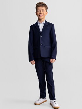 minoti minoti Marynarka 29FORMAL251 Granatowy Regular Fit