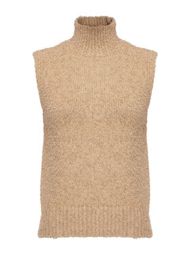 PINKO PINKO Kamizelka PINKO Gilet Donna 1G17ZL-A033 D25 Beige Beżowy Standard Fit