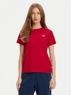 Guess Guess T-krekls W4YI10 J1314 Sarkans Regular Fit