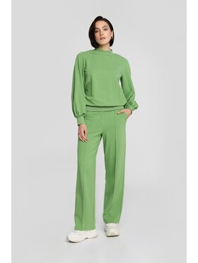 Madnezz House Madnezz Spodnie damskie Hana Zielony Classic Fit