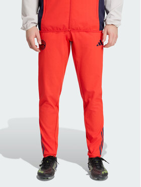 adidas adidas Spodnie materiałowe Bayern Monachium Czerwony Regular Fit