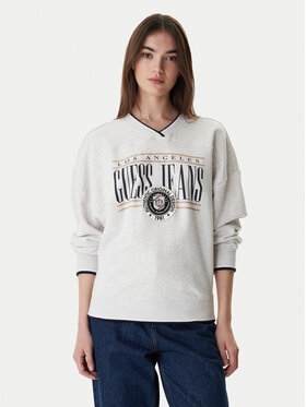 Guess Jeans Guess Jeans Bluză W6RQ09 K68I4 Gri Oversize