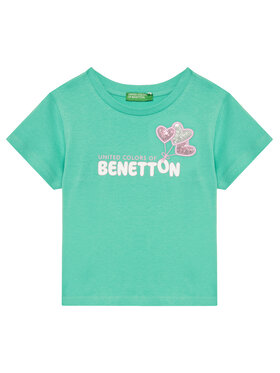 United Colors Of Benetton United Colors Of Benetton Футболка 3I1XG10JB Зелений Regular Fit