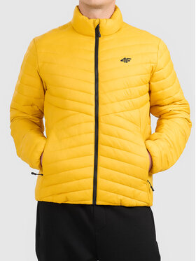 4F 4F Kurtka puchowa 4FWAW26TDJAM0934-71S Żółty Active Fit