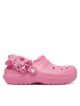 Crocs Crocs Šľapky Classic Fleece Lined Clog K 212856 Ružová