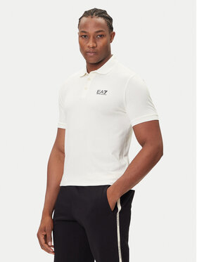 EA7 Emporio Armani EA7 Emporio Armani Тениска с яка и копчета 8NPF14 PJVQZ U1105 Бежов Regular Fit