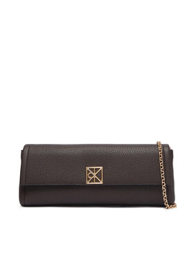Calvin Klein Calvin Klein Handtasche Emblem Hw Pebble Clutch LV04F3740G Braun