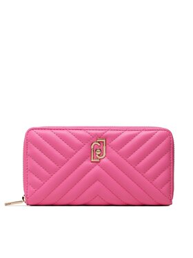 Liu Jo Liu Jo Portefeuille femme grand format Ecs Zl Zip Around AA3227 E0426 Rose