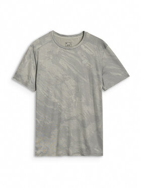 4F 4F Koszulka techniczna MONOCHROME Khaki Regular Fit