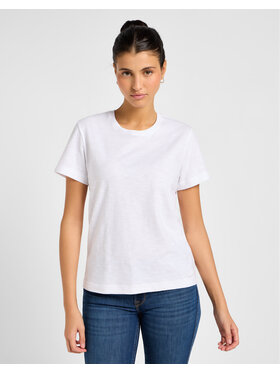 Lee Lee T-Shirt PERFECT TEE Biały Regular Fit