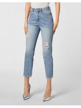 PHILIPP PLEIN PHILIPP PLEIN Džínsy 30442 Modrá Boyfriend Fit