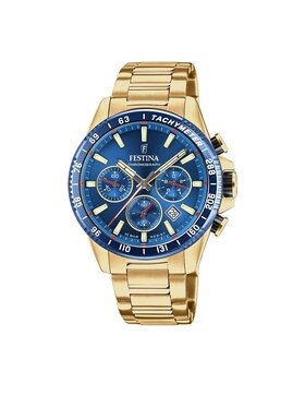 Festina Festina Часовник Timeless Chronograph 20634/3 Златист