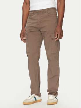 Guess Guess Pantaloni din material M5RA68 WGXV1 Maro Regular Fit