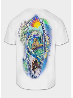 PITBULL PITBULL T-Shirt Camino Biały Regular Fit
