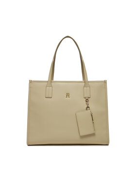 Tommy Hilfiger Tommy Hilfiger Handtasche Th City Tote AW0AW15690 Weiß