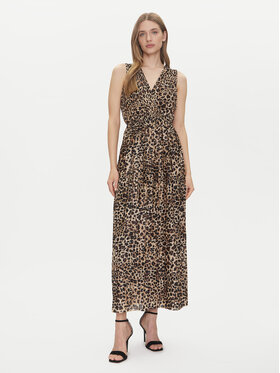 ONLY ONLY Коктейлна рокля Elema 15227247 Кафяв Regular Fit
