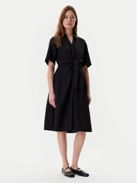 Tommy Hilfiger Tommy Hilfiger Rochie de zi WW0WW45836 Negru Regular Fit