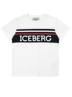 Iceberg Iceberg T-Shirt TSICE3116J Biały Regular Fit