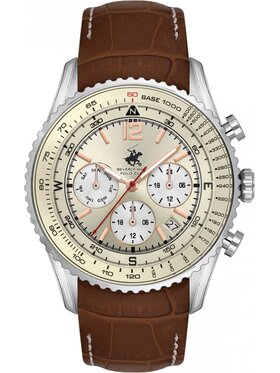 Beverly Hills Polo Club Beverly Hills Polo Club Zegarek BP3723X.375 Srebrny